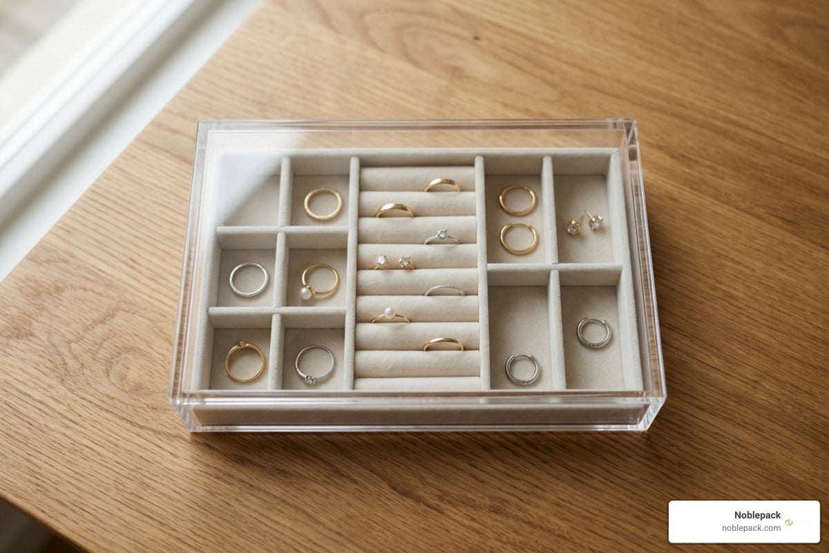 Clear Top Jewelry Boxes: Protect Your Gems While Putting Them on Display