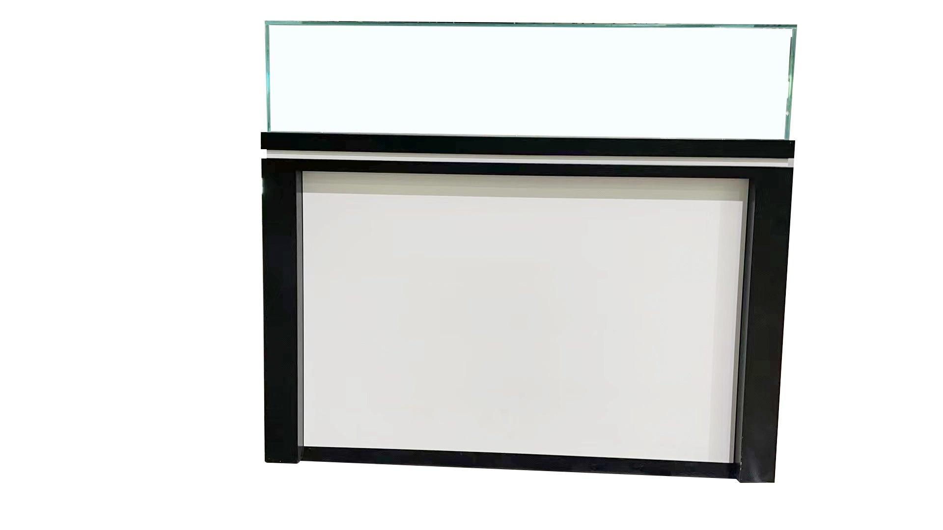 Dark Wood-White Gloss Showcase