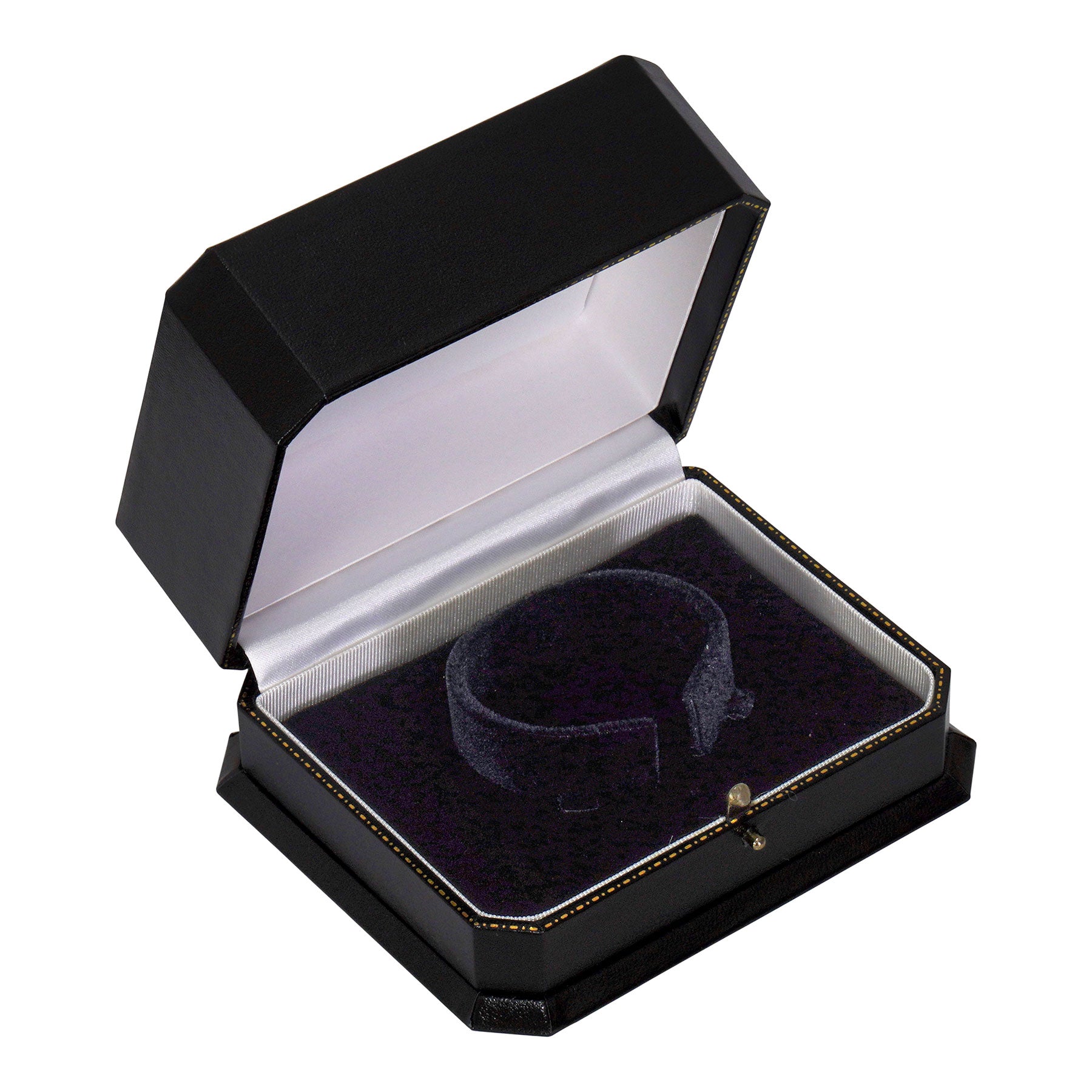 Leatherette Bangle or Watch Box with Velvet Interior
