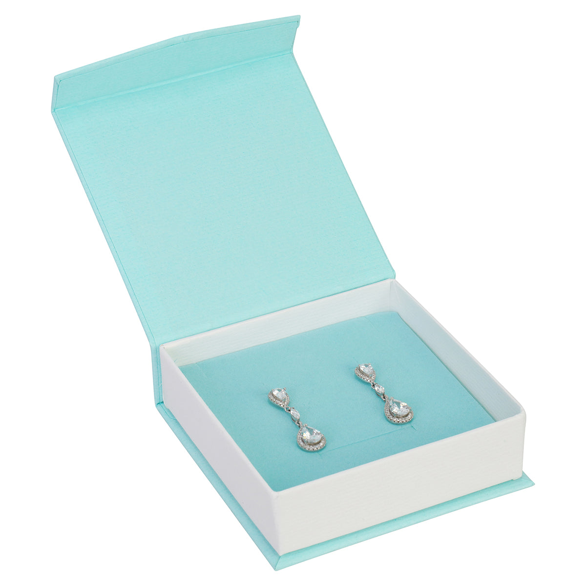 Magnetic V-Front Medium Pendant/Earring/Ring Box