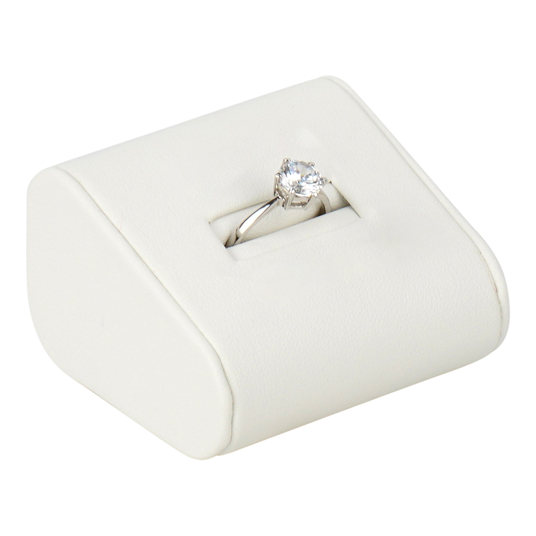Leatherette Ring Display