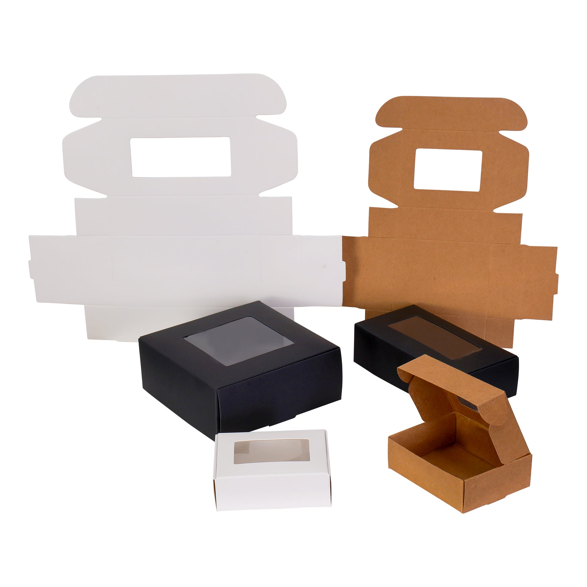 Folding Boxes with Window