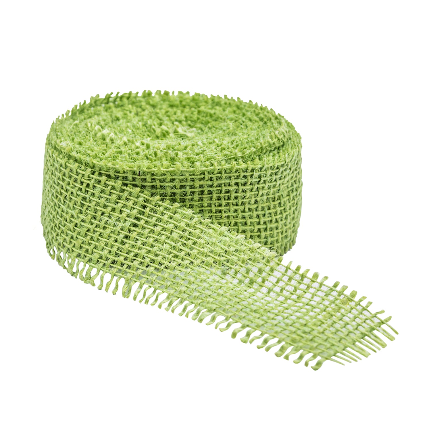 Jute Ribbon with Frayed Edge