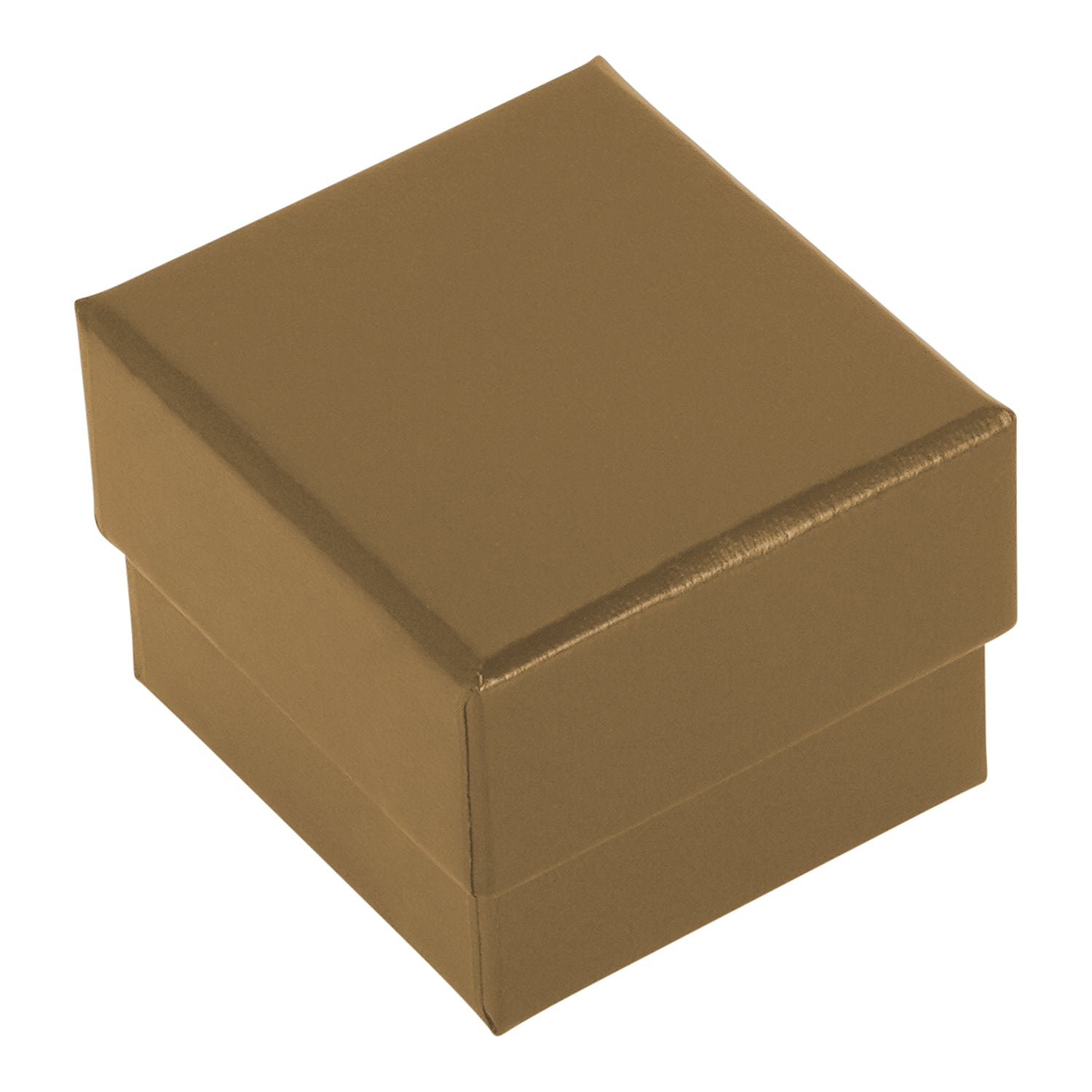 Leatherette Single Ring Box with Matching Insert and White Window