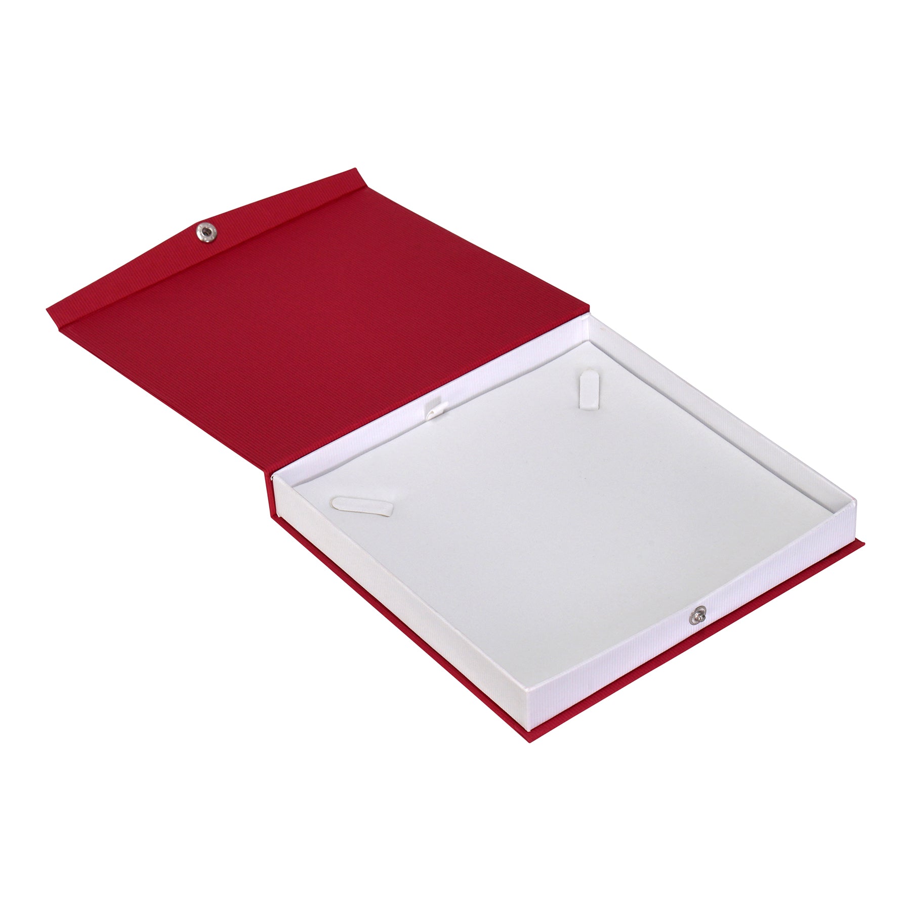 Textured Paper Covered Pearl Box with White Insert