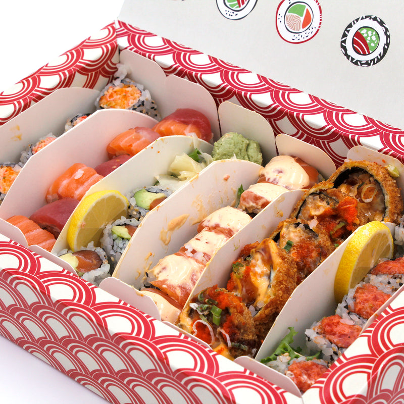 Sushi Box with Dividers