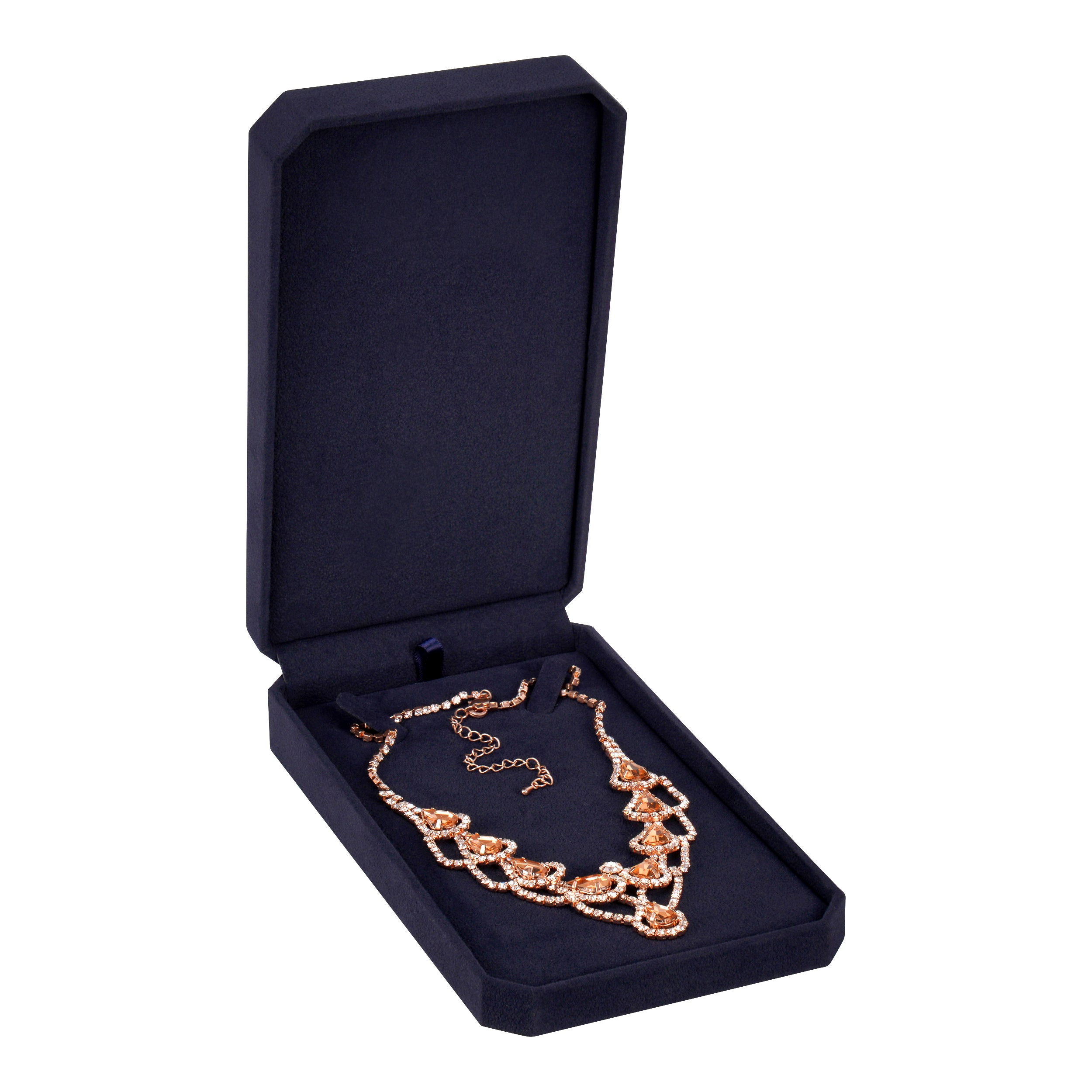 Pearl Box Wrapped and Lined with Rich Nova Suede