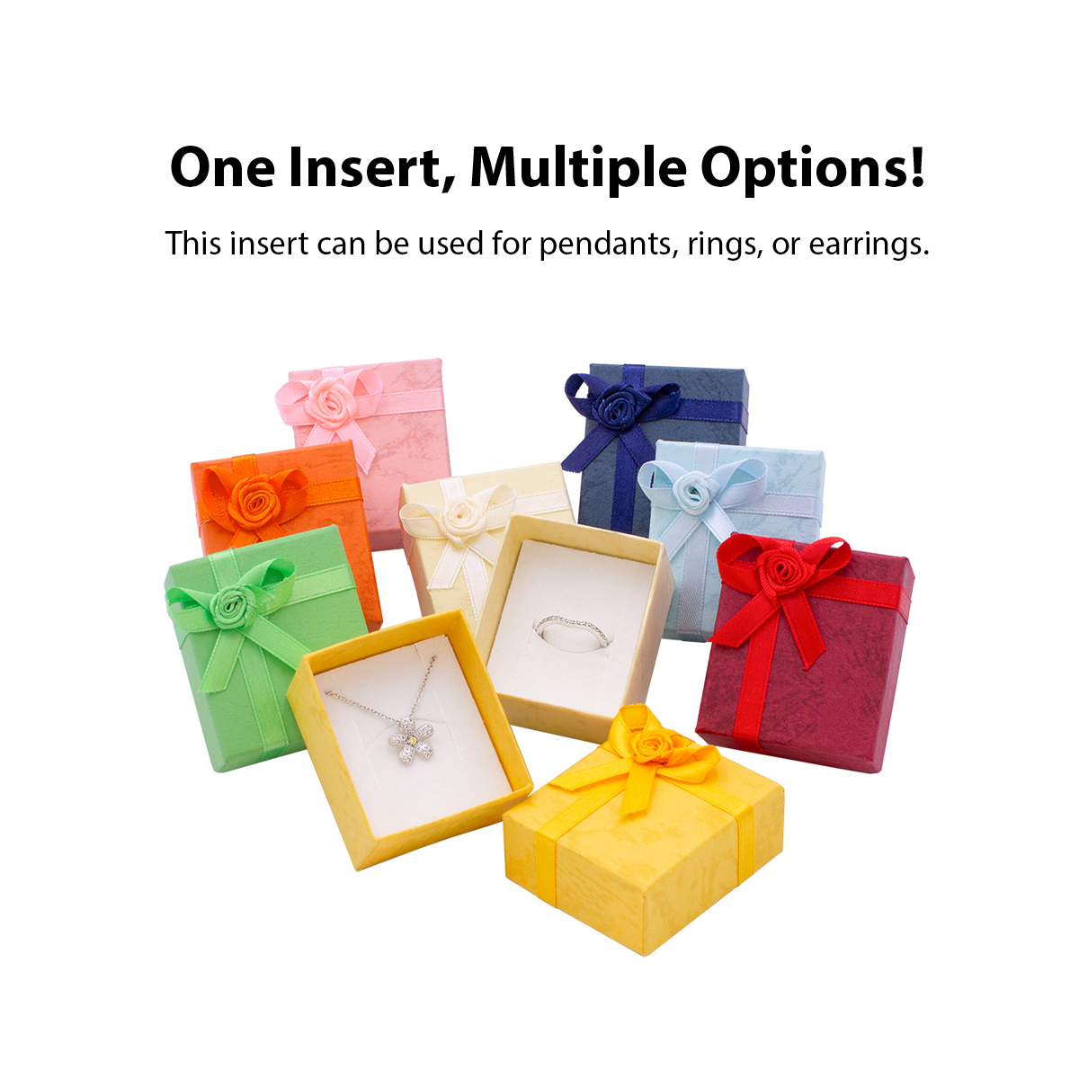 Pastel Rose Assorted Two-Piece Box with Rose Accent Bow