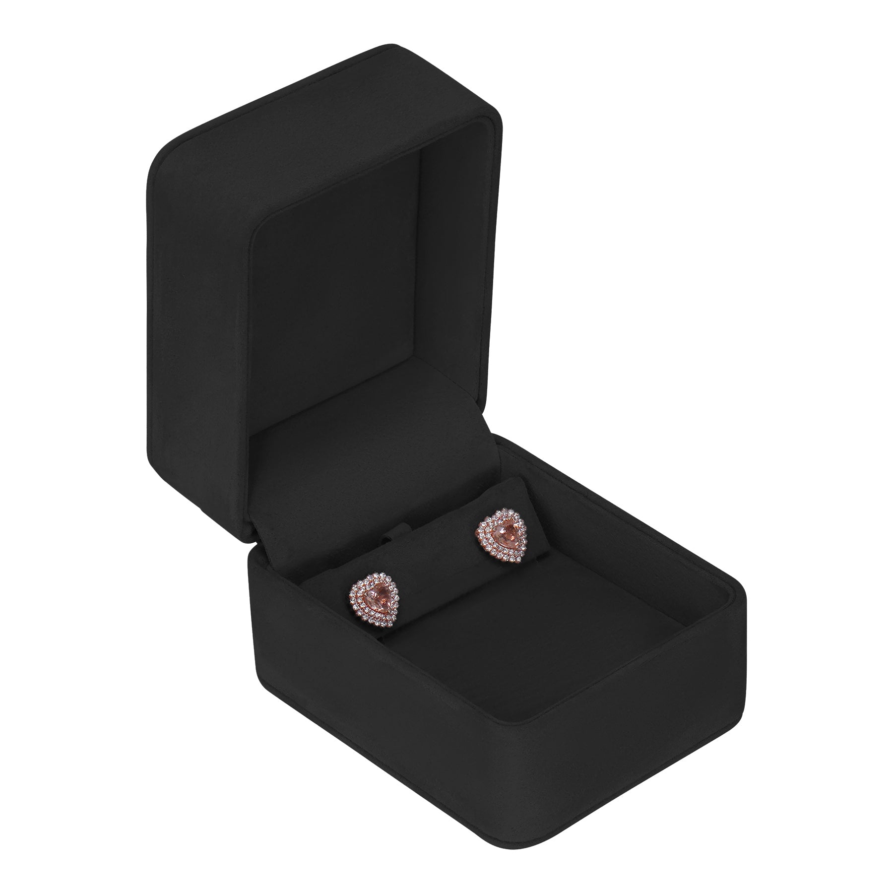 Suede Earring and Pendant Multi Box with Matching Two Piece Packer