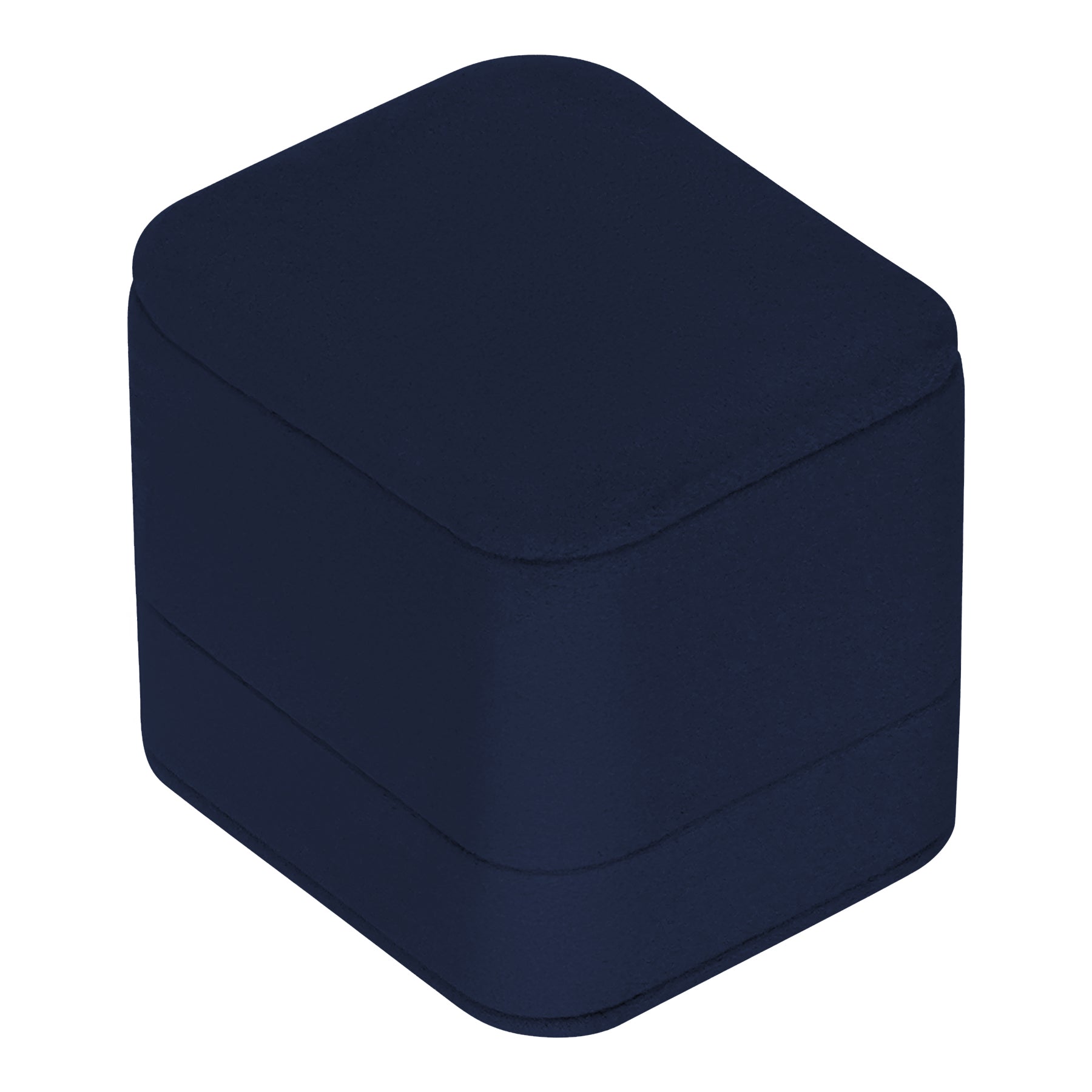 Suede Single Ring Box with Matching Two Piece Packer