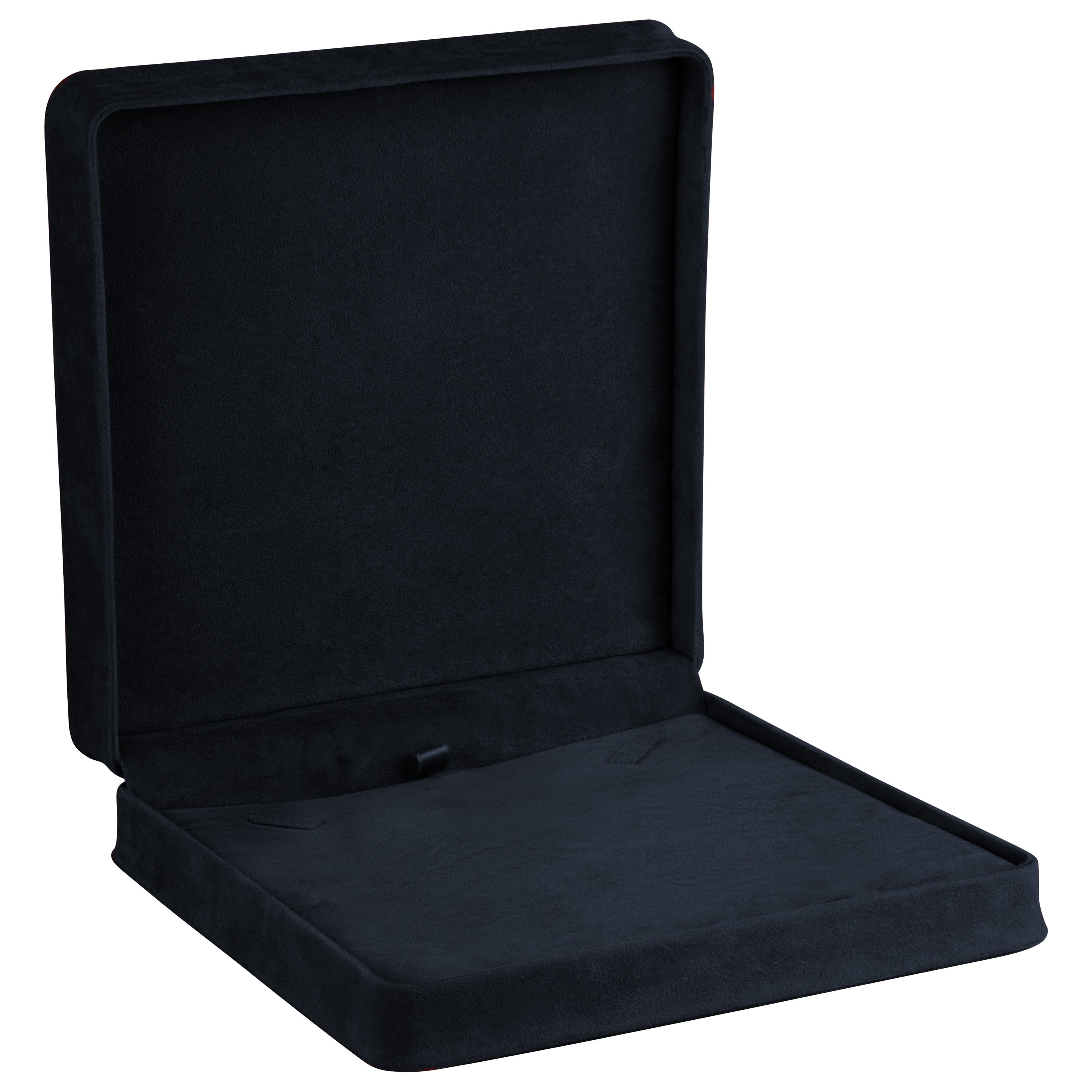 Suede Pearl Box with Matching Suede Interior