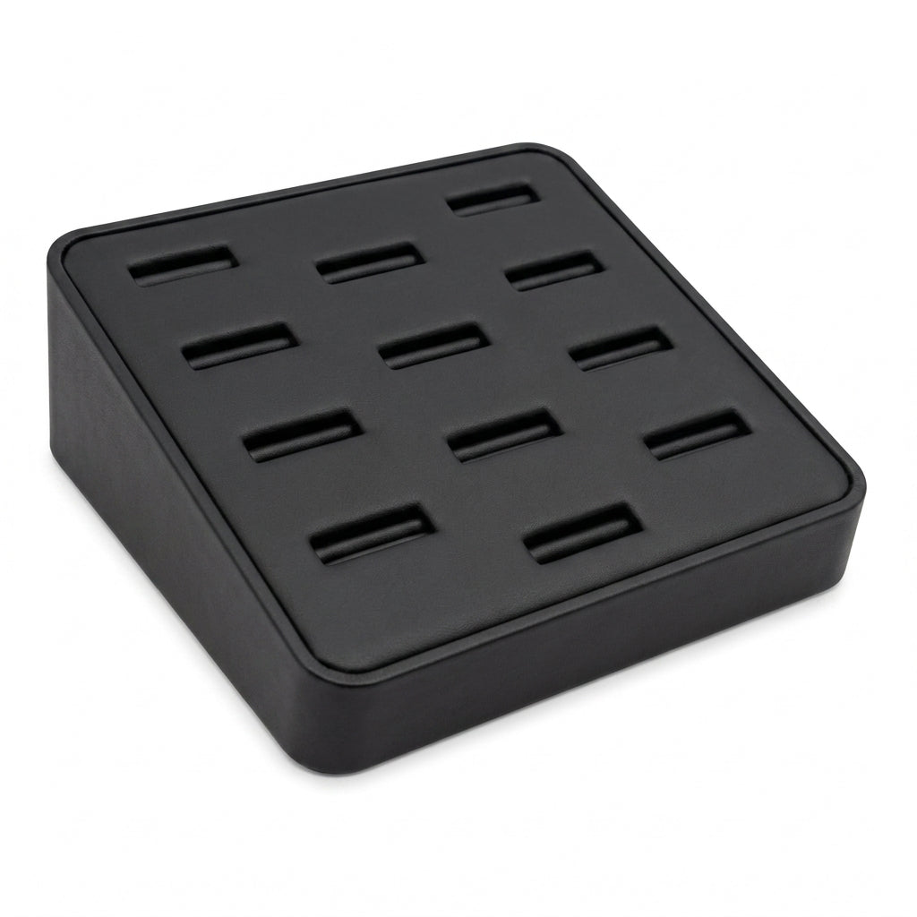 Leatherette 12-Ring Display