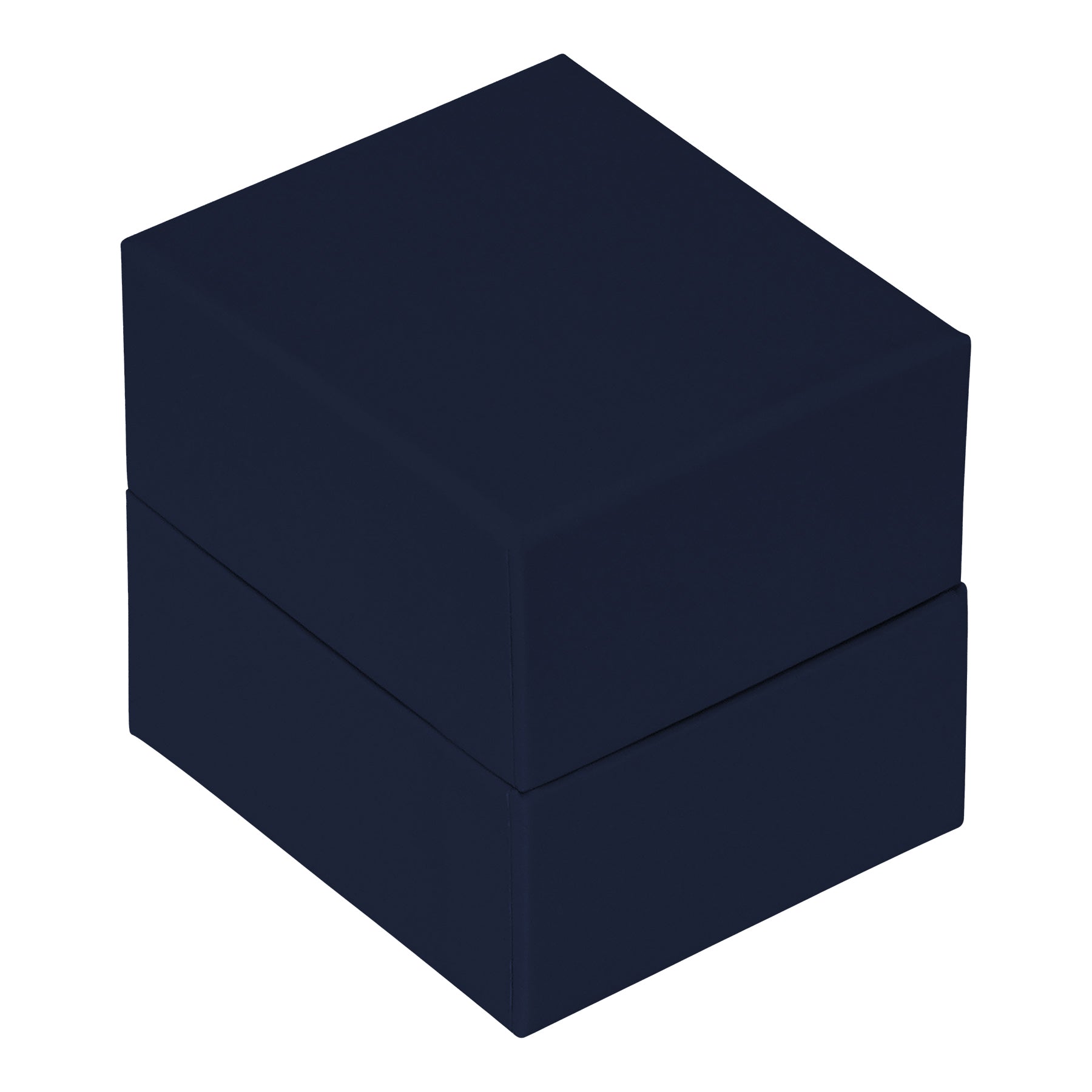 Suede Single Ring Box with Matching Two Piece Packer