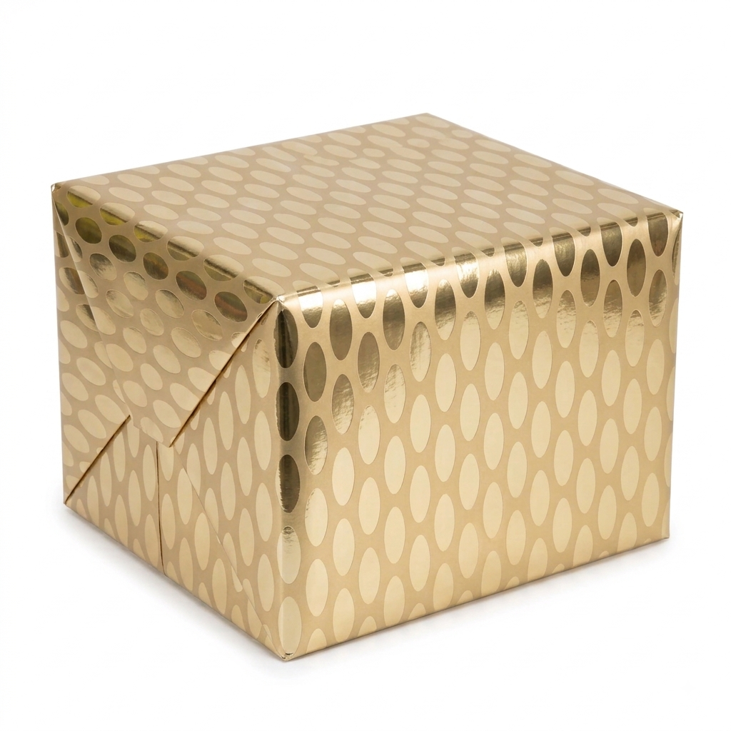 Metallic Ovals Jeweller's Wrapping Paper