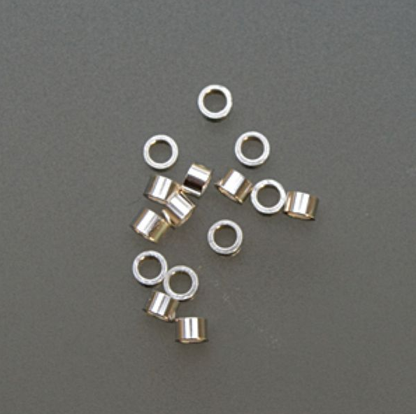 Sterling Mini Tube Crimps