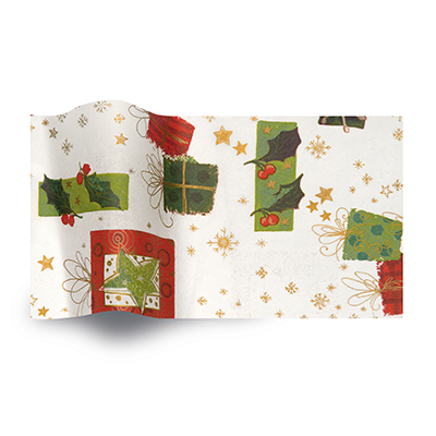 Modern Christmas Printed Tissue Paper