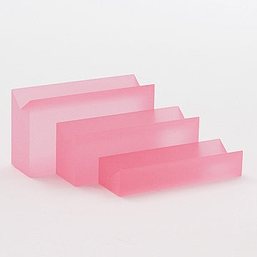Set of Three Acrylic Ring Displays