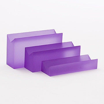 Set of Three Acrylic Ring Displays