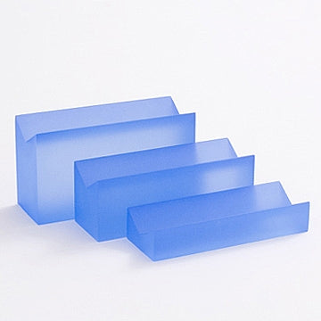 Set of Three Acrylic Ring Displays