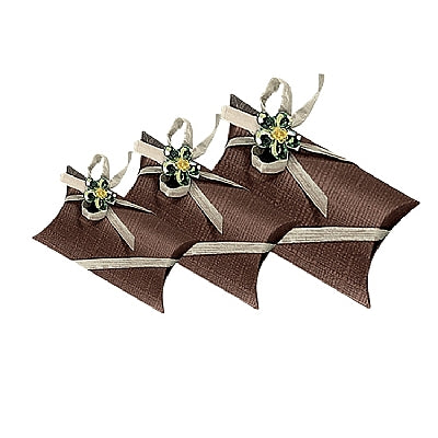 Chocolate Linen Confection Boxes