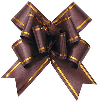 Butterfly Pull Bow with Silver-Gold Trim