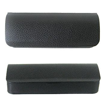 Aluminum and Leatherette Magnetic Closure Eyewear Case