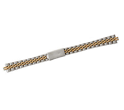 Woman's Watch Band-Adjustable Link-Two Tone