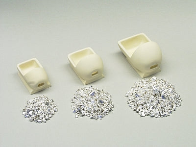 Cast crucibles L (max.250g gold)