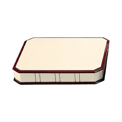 Leatherette and Wooden Jewelry Platform Display