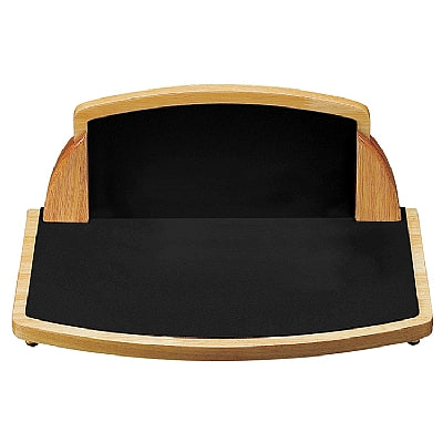 Leatherette and Wooden Jewelry Platform Display