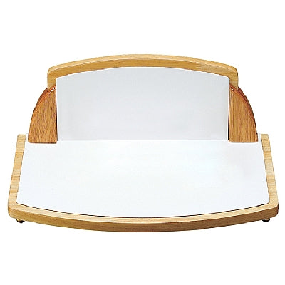 Leatherette and Wooden Jewelry Platform Display