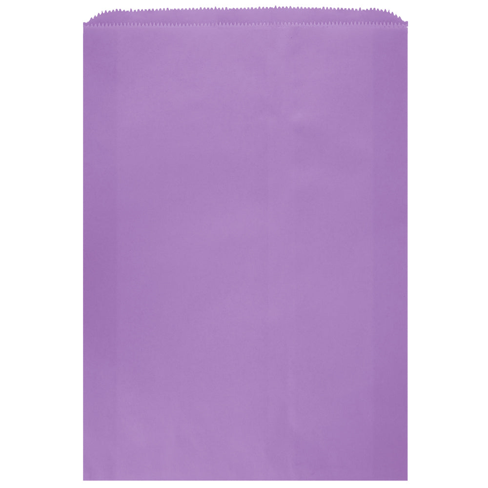 Colored Flat Paper Merchandise Bag
