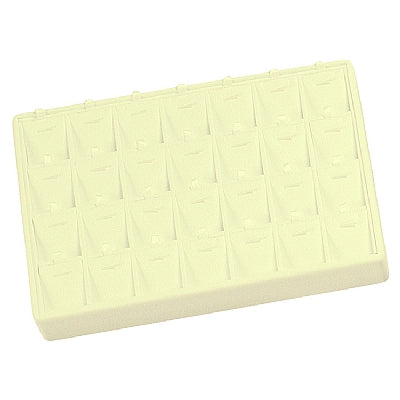 Leatherette Tray Display with 28 Pendant Inserts