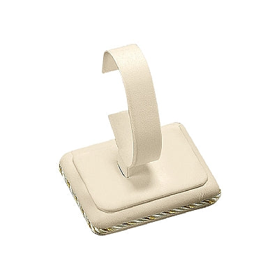 Leatherette Bangle Display with Rope Trimming