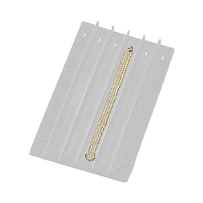 Flocked Jewelry Chains Bracelet Insert with Six Divisions