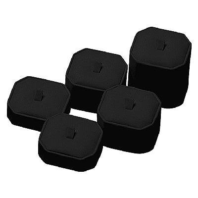 Leatherette Ring Clip Display Pedestals