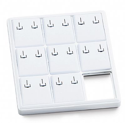 Stackable Plastic Jewelry Display Tray for 9 Inserts