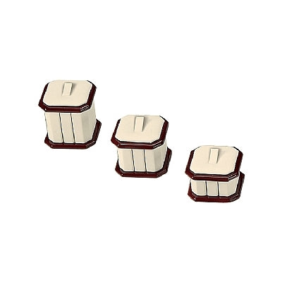 Leatherette & Wooden Ring Displays