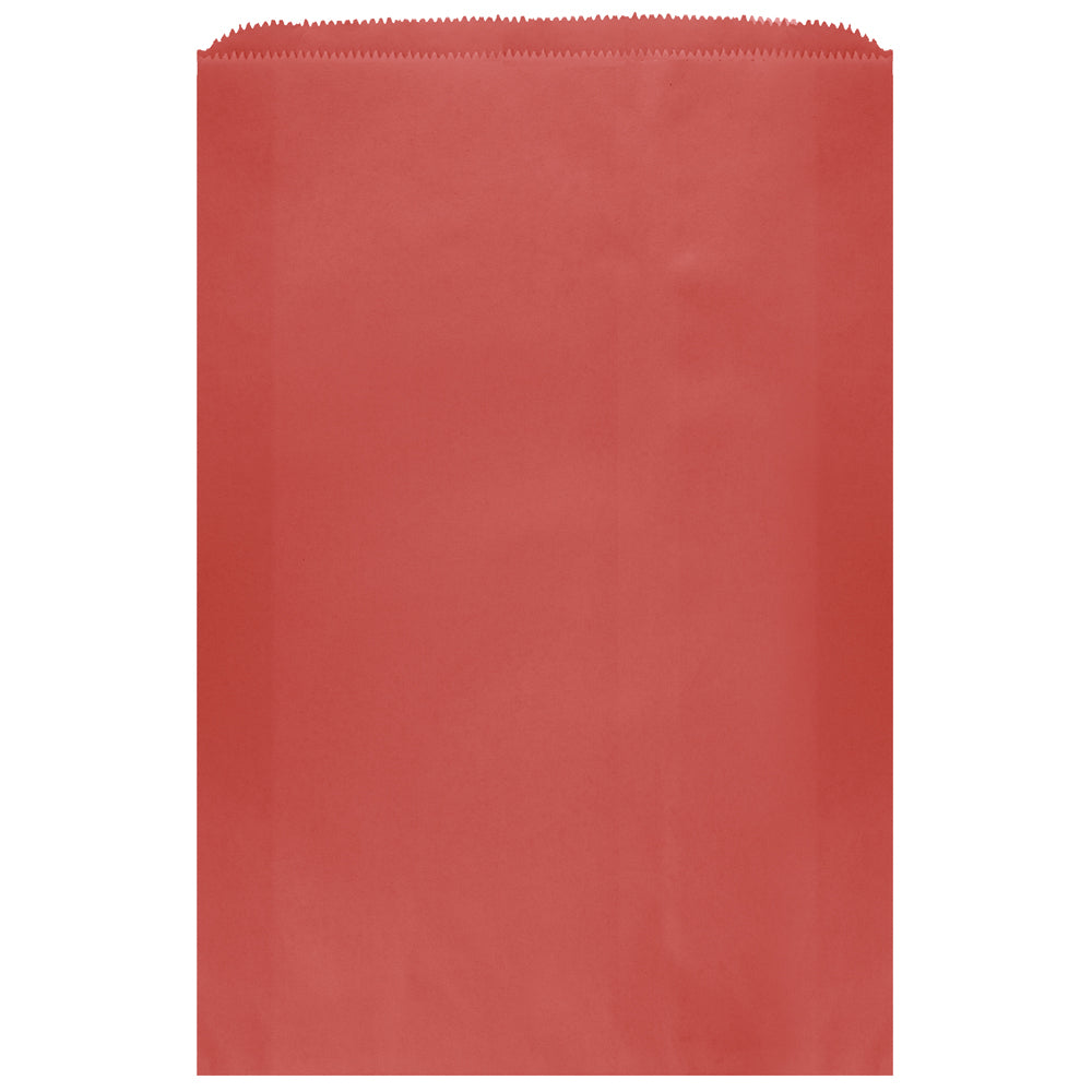 Colored Flat Paper Merchandise Bag