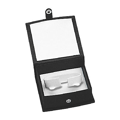 Lizard Skin Textured Leatherette Bangle Box with White Interior