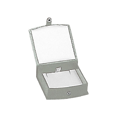 Lizard Skin Textured Leatherette Universal Box with White Interior