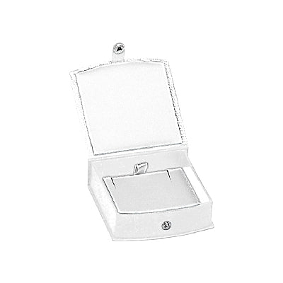 Lizard Skin Textured Leatherette Universal Box with White Interior