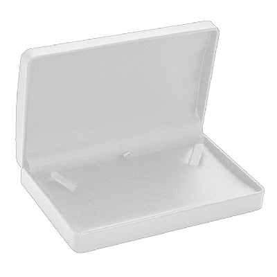 Leatherette Pearl Box with Matching Interior and Two Piece Packer