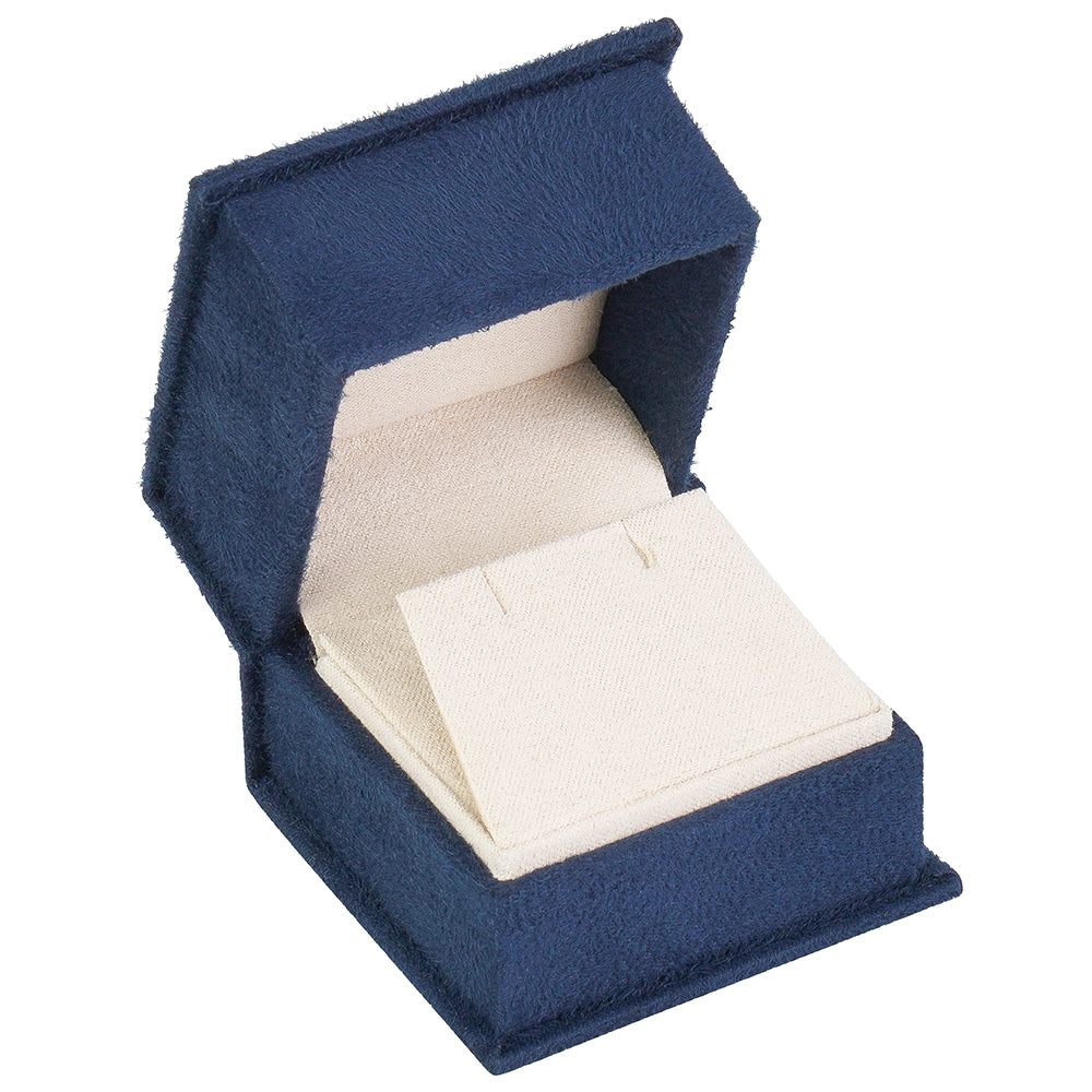Alessandria Suede Single Ring / Earring Box