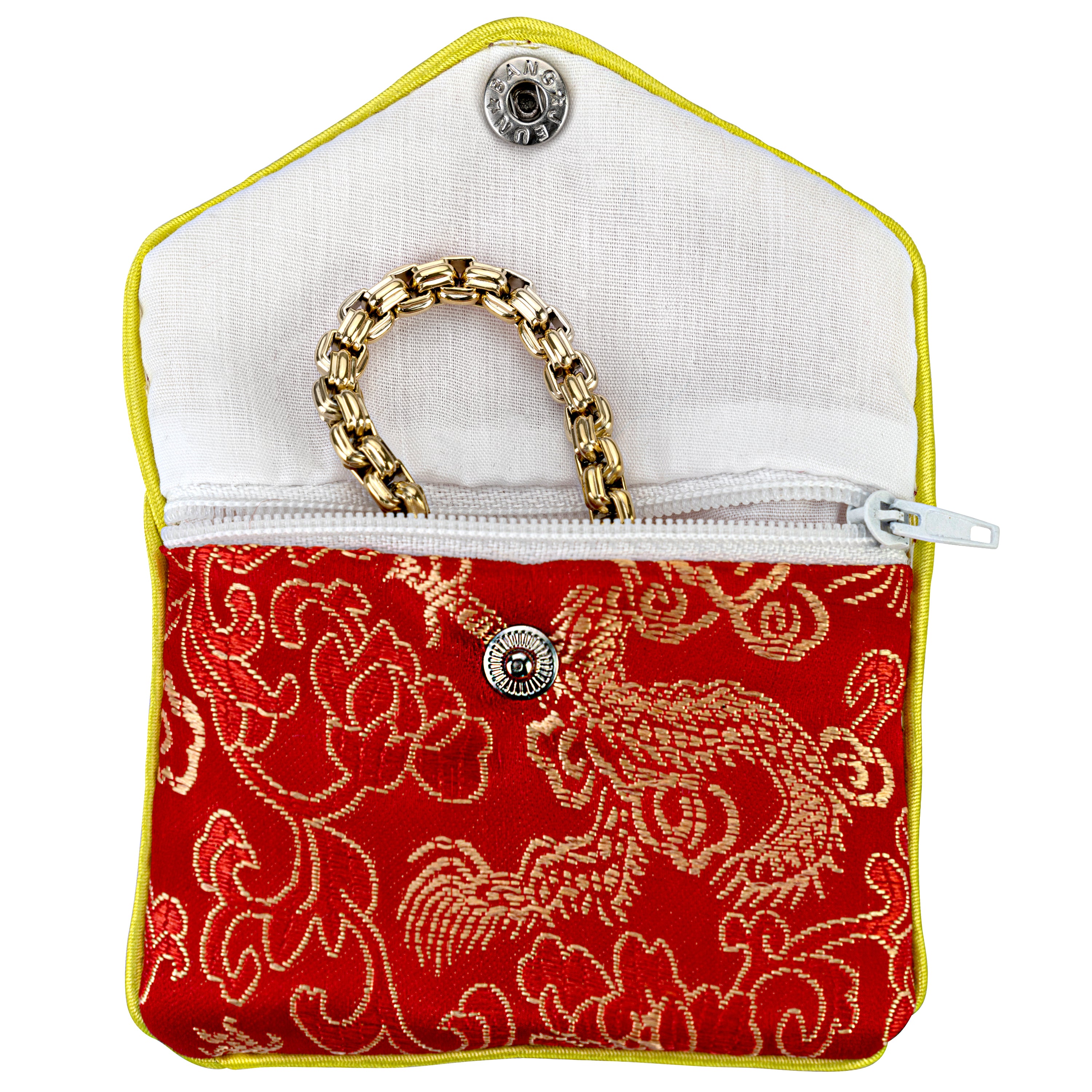 Assorted Printed Chinese Brocade Pouch