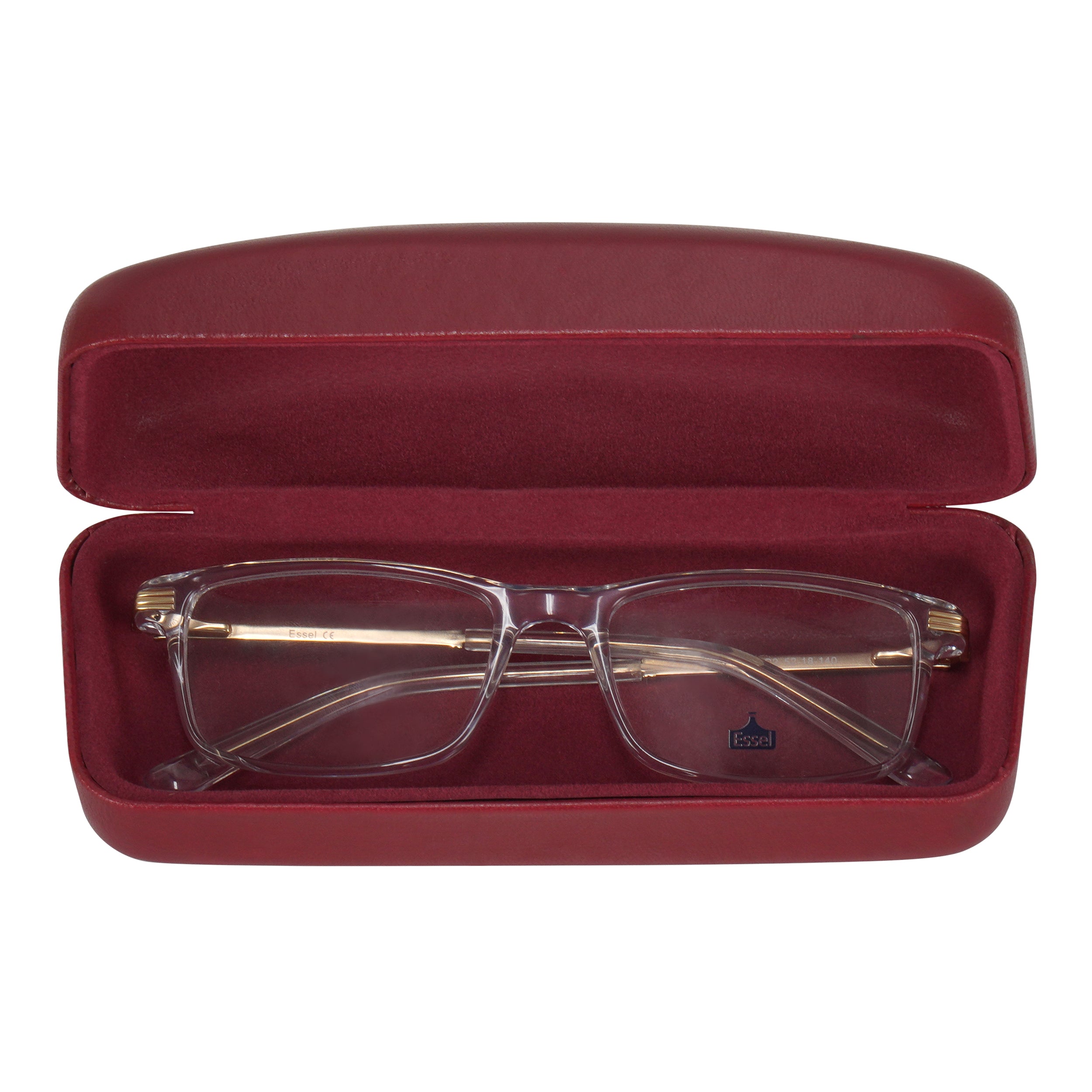 Extra Large Leatherette Clamshell Eyewear Case