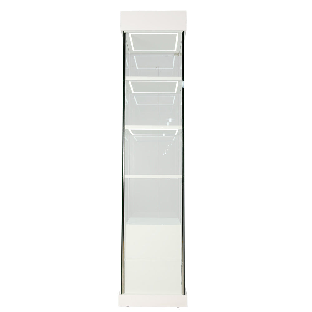 Glass Display Jewelry Showcase with LED Lighting System