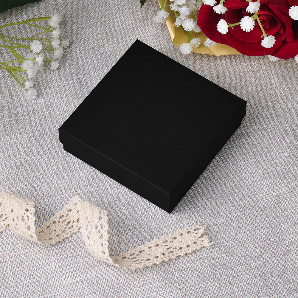 Black Gloss Cotton Filled Cardboard Boxes