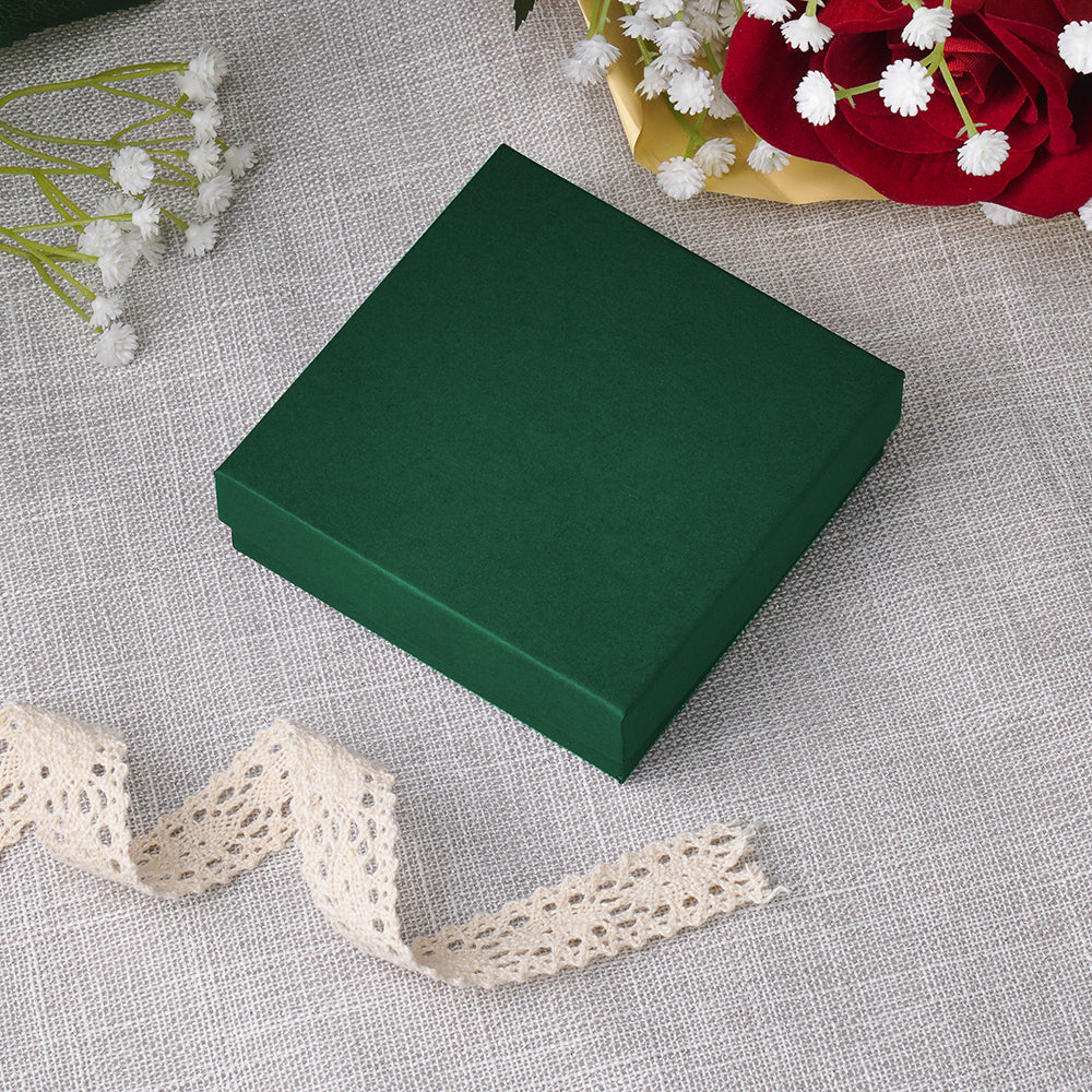 Cotton Filled Cardboard Earring-Pendant-Bracelet Box