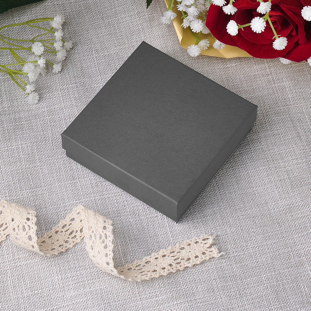 Cotton Filled Cardboard Earring-Pendant-Bracelet Box